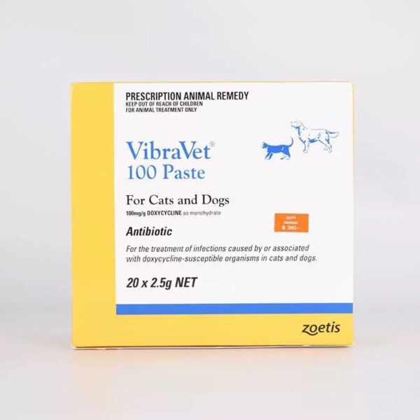 ビブラベット100ペースト（Vibravet 100 Paste）犬用抗菌剤 - 画像 (3)