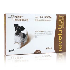 レボリューション(Revolution)体内外駆虫滴剤-犬(体重5.1~10kg)