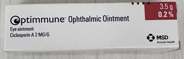 オプティミューン眼軟膏（Optimune Eye Ointment）犬用眼科治療剤